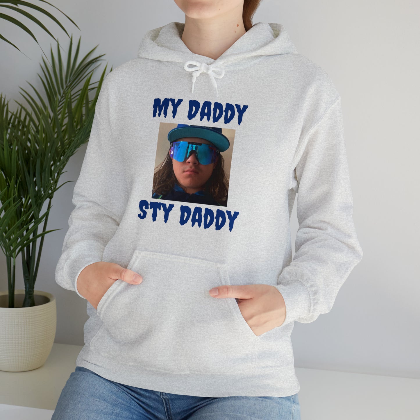 Creepster Text Sty Daddy Hoodie