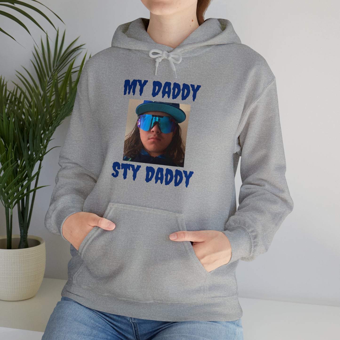 Creepster Text Sty Daddy Hoodie