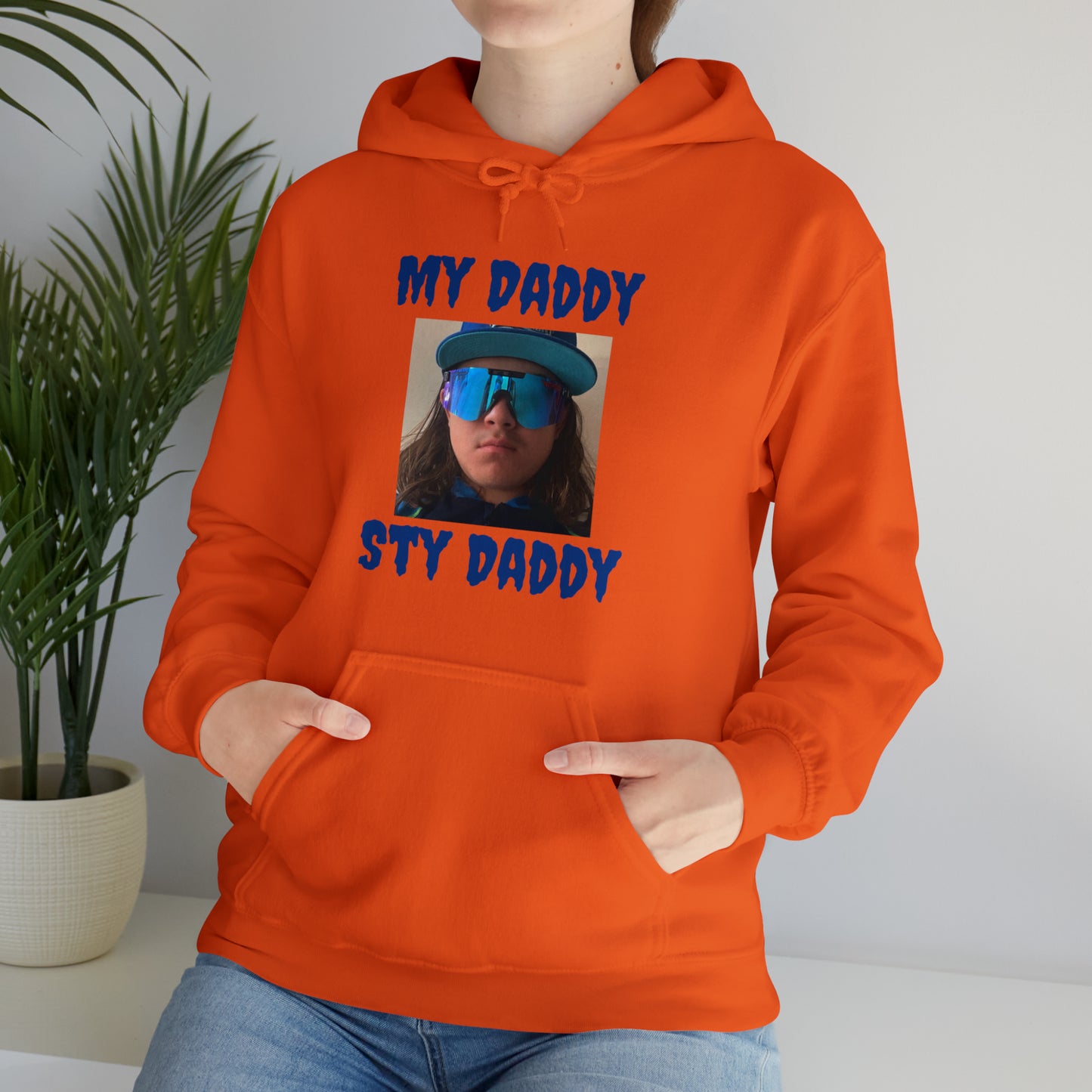 Creepster Text Sty Daddy Hoodie