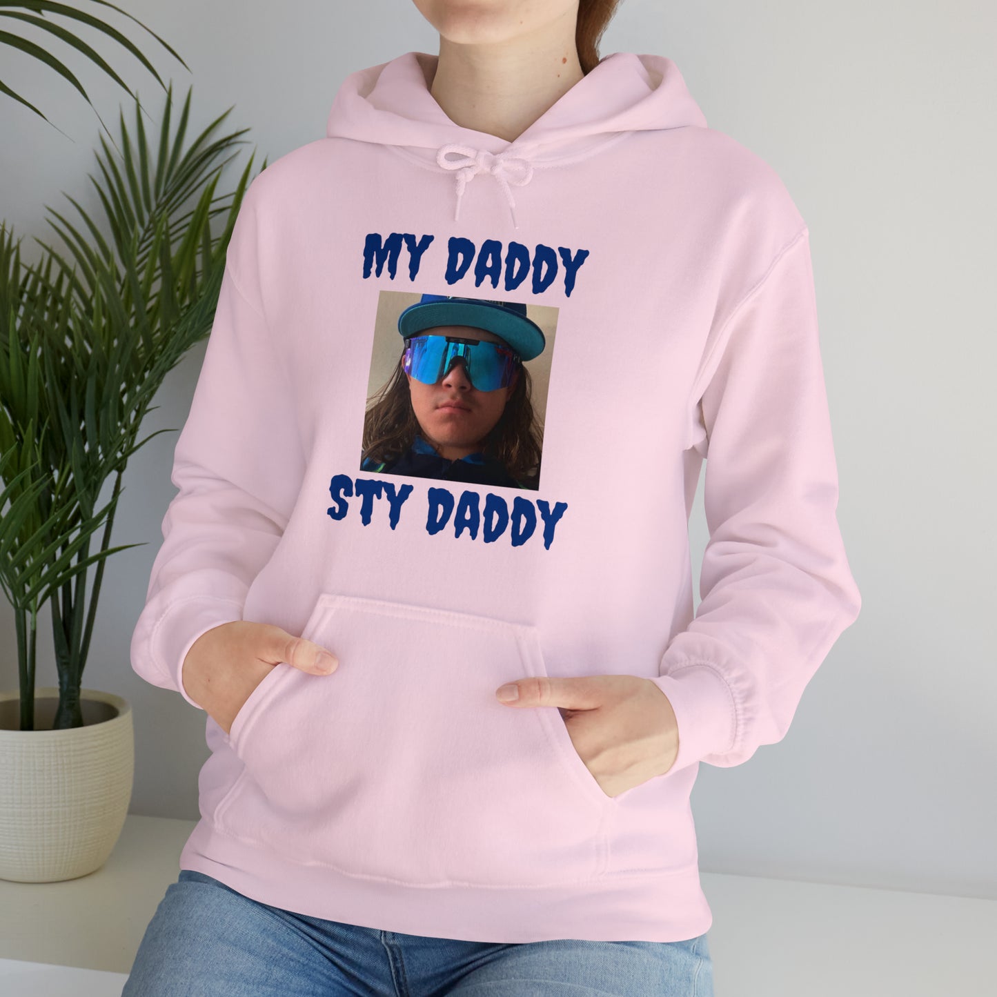 Creepster Text Sty Daddy Hoodie